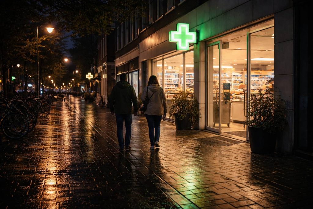 Apotheek Openingstijden in Den Haag: Jouw Complete Gids voor Toegankelijkheid en Service Het voetpad bij de ingang van de apotheek